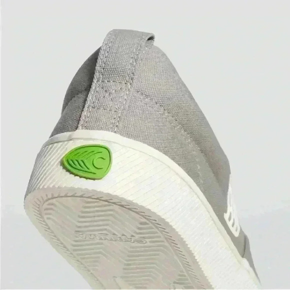 New!! CARIUMA unisex SLIP ON
Light Grey Canvas Off White Logo‎ Sneakers 9 - Picture 4 of 6